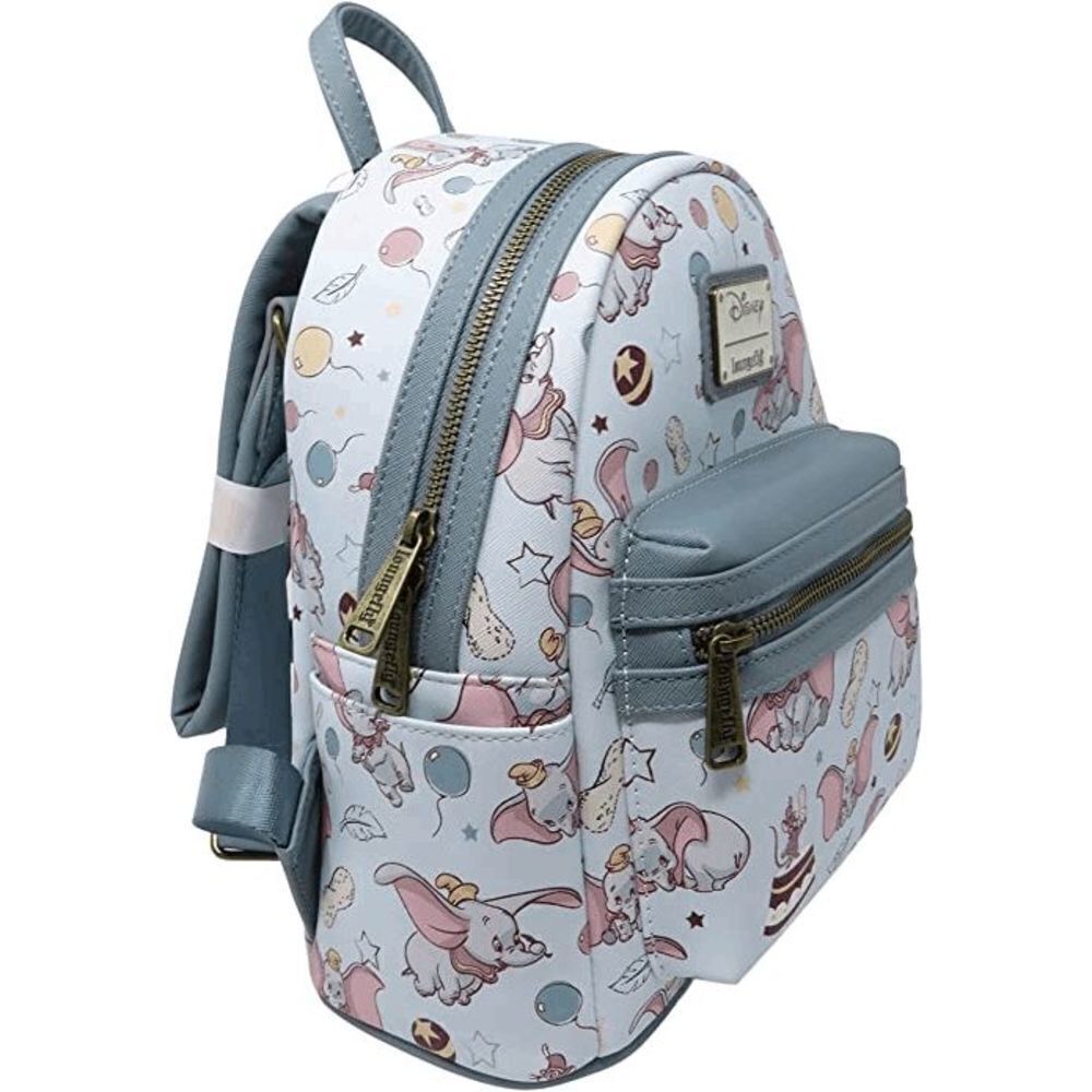 Loungefly Disney Dumbo Pastel Blue Mini Backpack - Picture 2 of 4